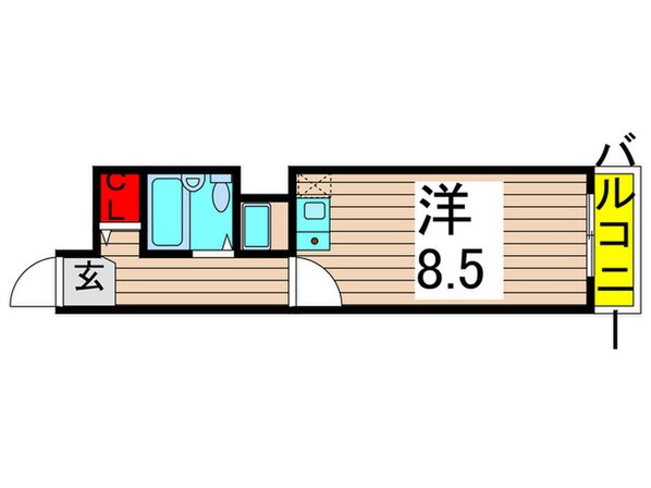 タ－トルシティ亀有の物件間取画像